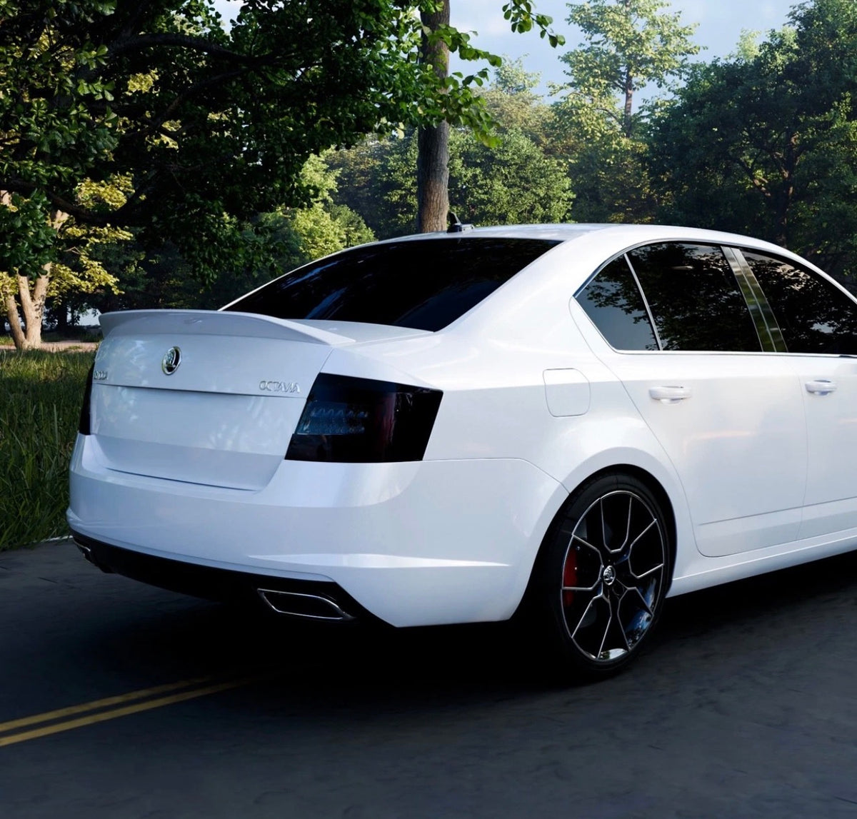 Eleron portbagaj SKODA OCTAVIA MK3 III 2012-2020 TFB TUNING