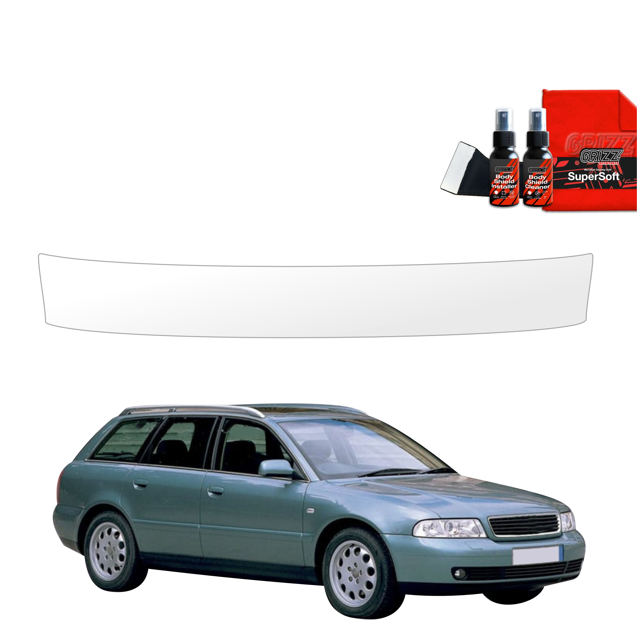 Folie de protecție pentru marginea portbagajului - Audi A4 B5 Avant (1994-2001)