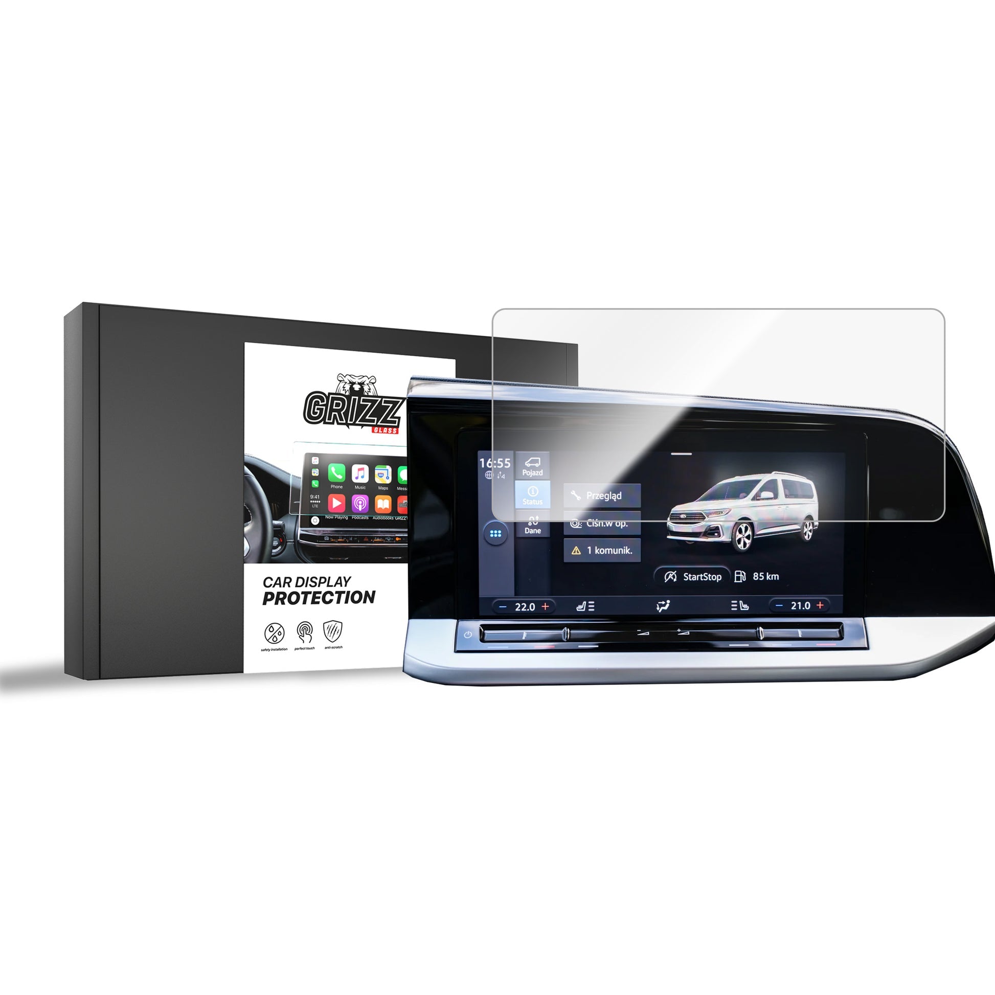 Folie de protecție pentru ecran pentru Ford Tourneo Connect 4 10" (2022-2025) folie pentru navigație, rezistentă la zgârieturi, clară
