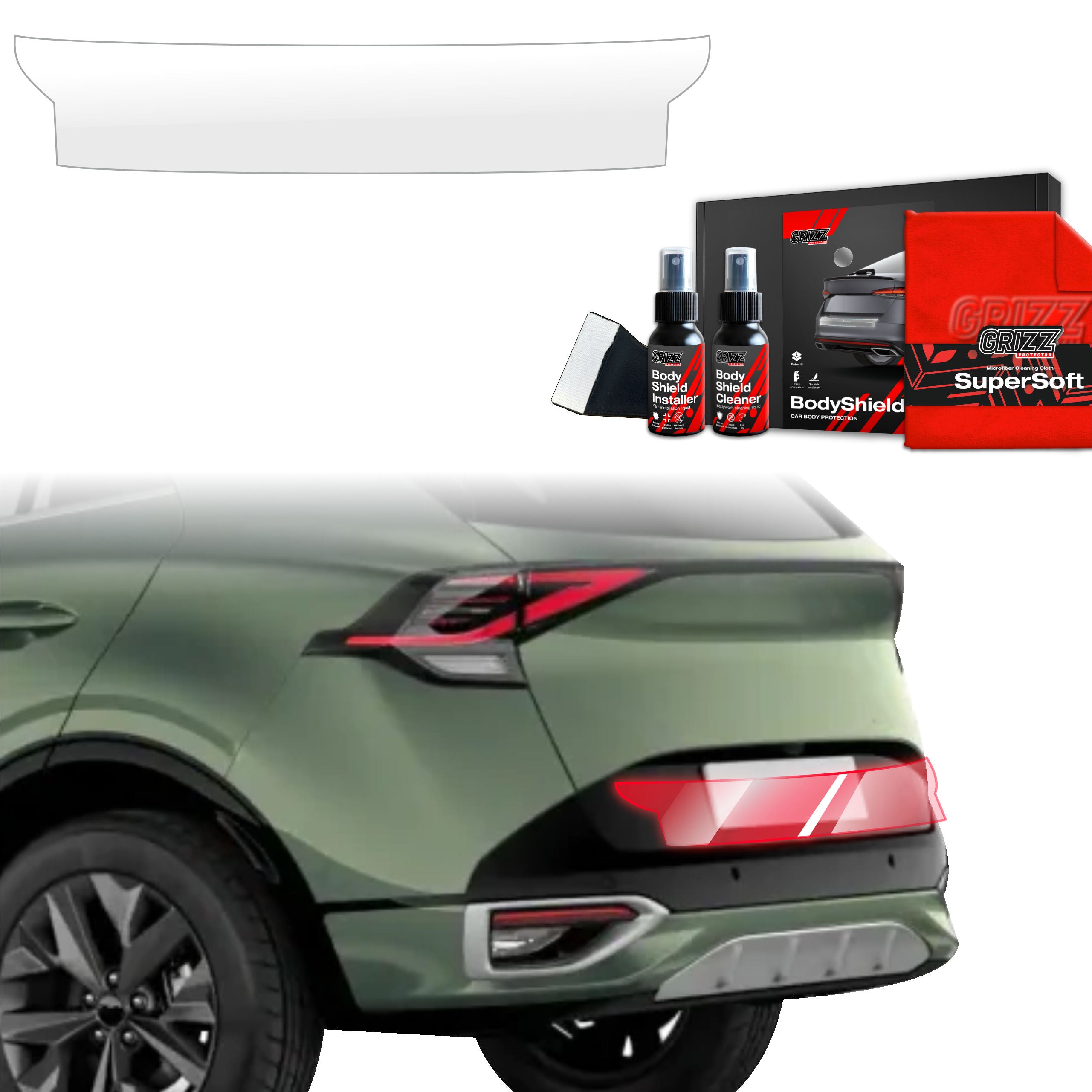 Folie de protecție pentru marginea portbagajului - Kia Sportage 5 (2021-2025)