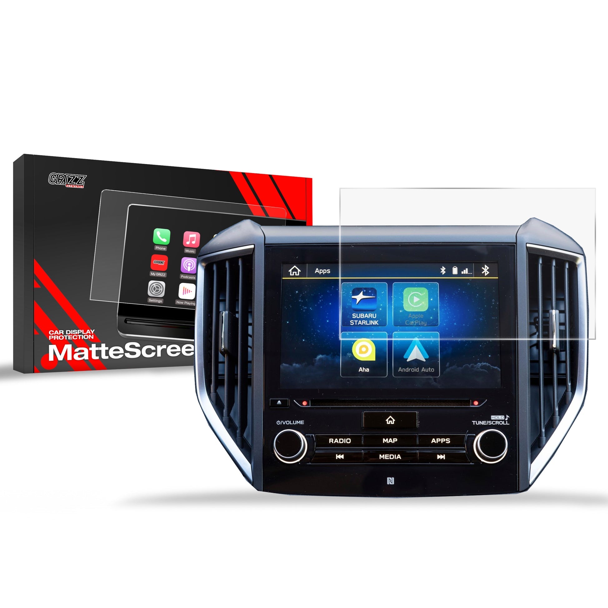 Folie de protecție pentru ecran Subaru Forester 5 (2018-2024) Anti-Amprentă, Mată