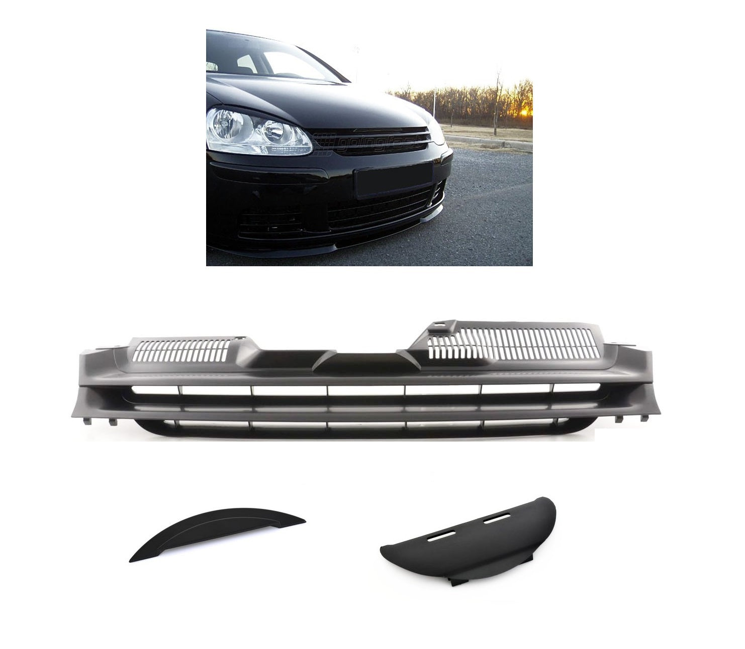 Grilă compatibilă cu VW Golf/Rabbit MK5