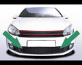 Grilă bara spate compatibilă cu VW Golf MK6, negru mat