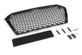 Grilă compatibilă cu A4 B9 2016 - Negru lucios