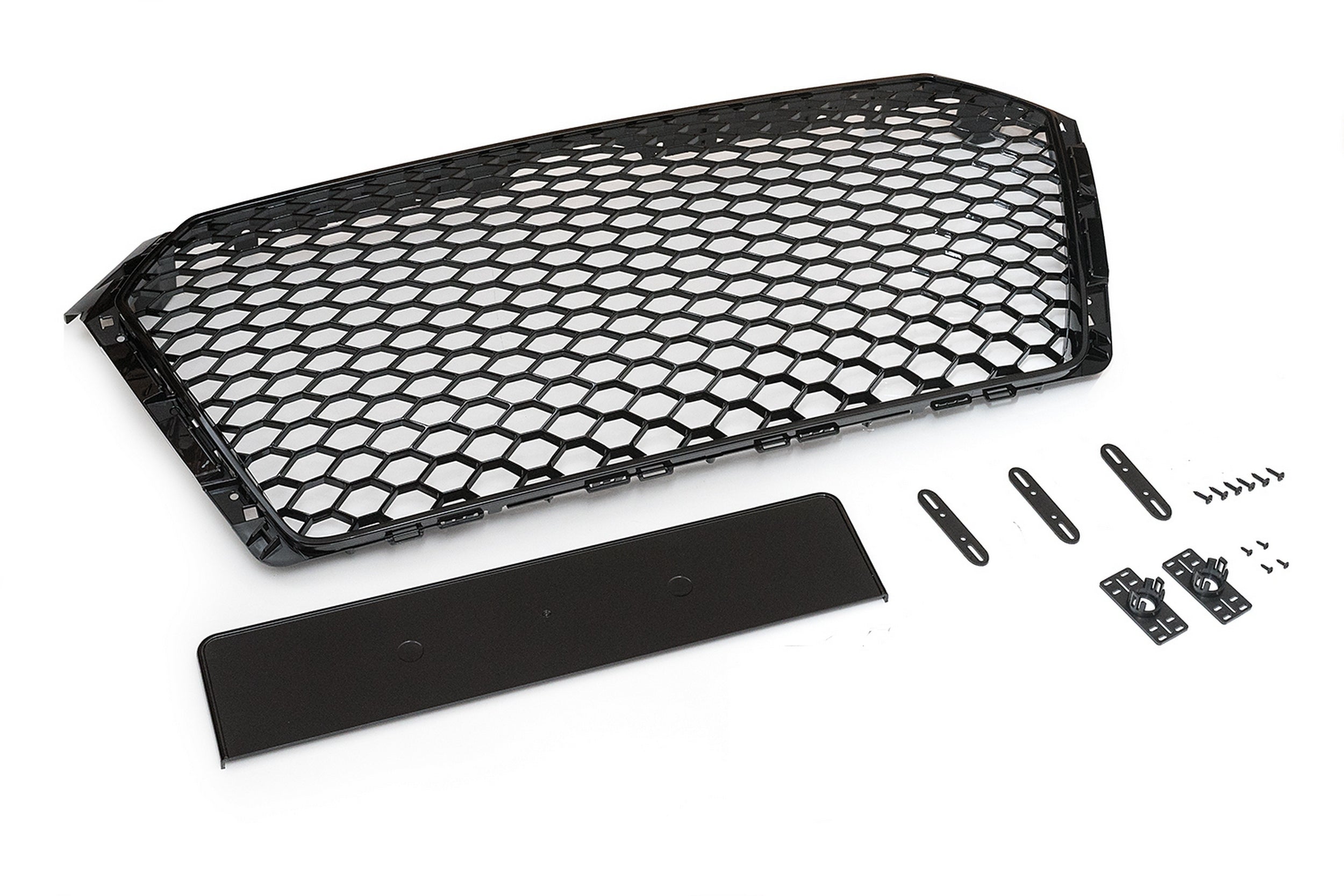 Grilă compatibilă cu A4 B9 2016 - Negru lucios