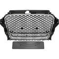 Grilă sport cu cadru cromat compatibilă cu Audi A3 8V, 12-16