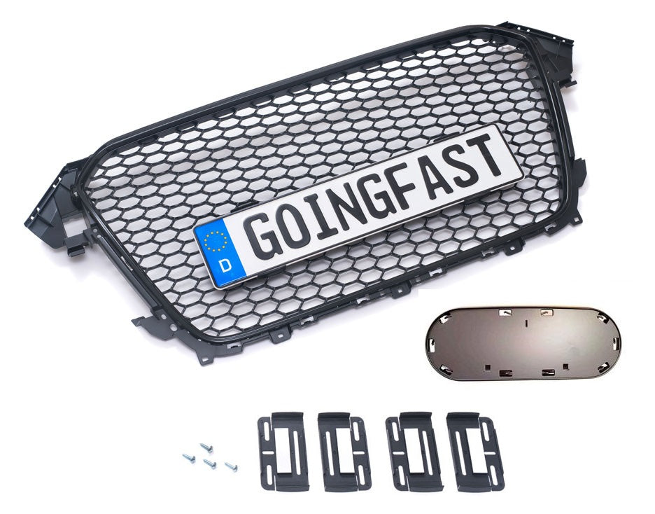 Compatibil cu grila sport față, fără insignă, compatibil cu Audi A4 B8 8K Facelift