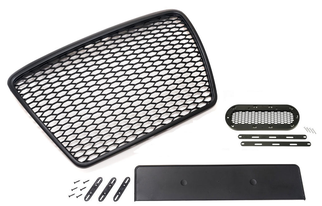 Grilă sport cu suport emblemă compatibilă cu Audi A6 4F 09-12