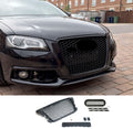 Grilă sport cu suport emblemă compatibilă cu Audi A3 8P Facelift 2008-2013
