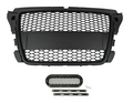 Grila frontală neagră mată compatibilă cu Audi A3 8P Facelift, 08-13