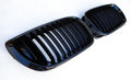 Grila bara spate LCI cu 4 uși, compatibilă cu BMW Seria 3 E46, 02-05, negru lucios