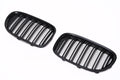 Grilă bara spate neagră lucioasă compatibilă cu BMW Seria 7 F01/F02/F03/F04