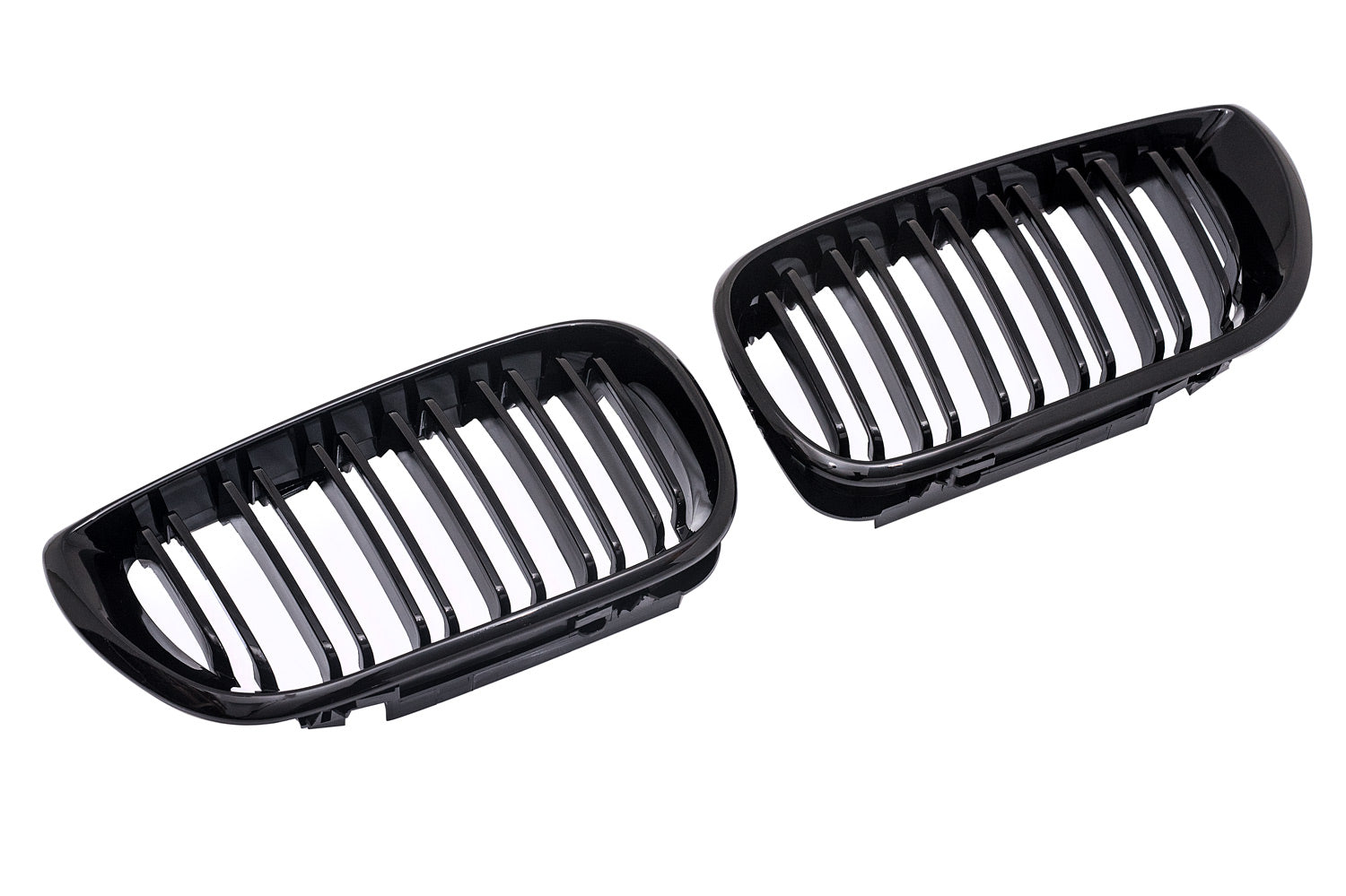 Compatibil cu BMW Seria 3 E46 cu 4 uși LCI Negru lucios