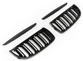 Grilă bara spate neagră lucioasă compatibilă cu BMW Seria 3 E90/E91 05-08