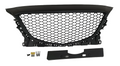 Grilă față fără insignă, compatibilă cu Mazda 3, BM, 2013-2017, negru mat