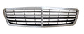 Grilă radiator față compatibilă cu Mercedes W203 Avantgarde, cadru cromat, 2000-2006