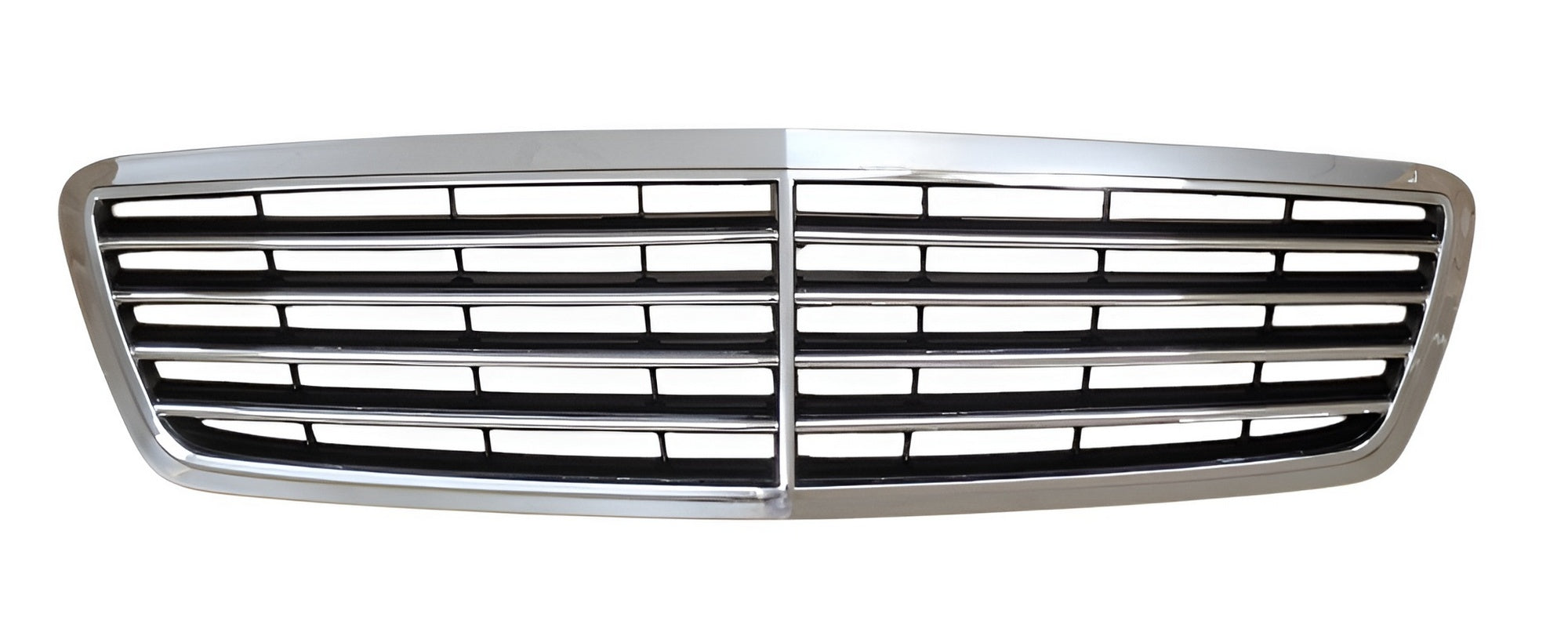Grilă radiator față compatibilă cu Mercedes W203 Avantgarde, cadru cromat, 2000-2006