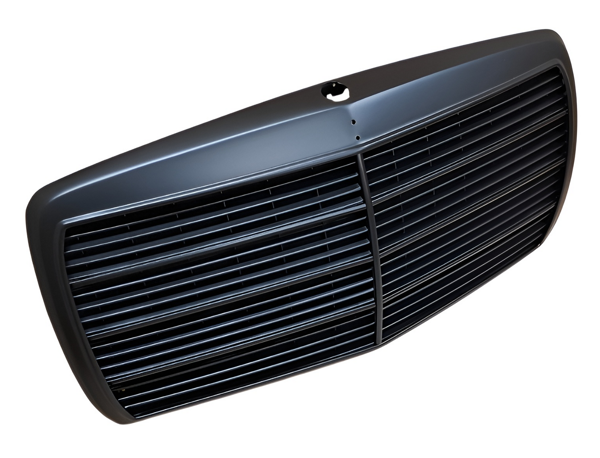 Grilă radiator față compatibilă cu Mercedes W123 S123 C123, negru mat, 1977-1985