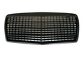 Grilă radiator față compatibilă cu Mercedes W124, negru mat, 06/93-95