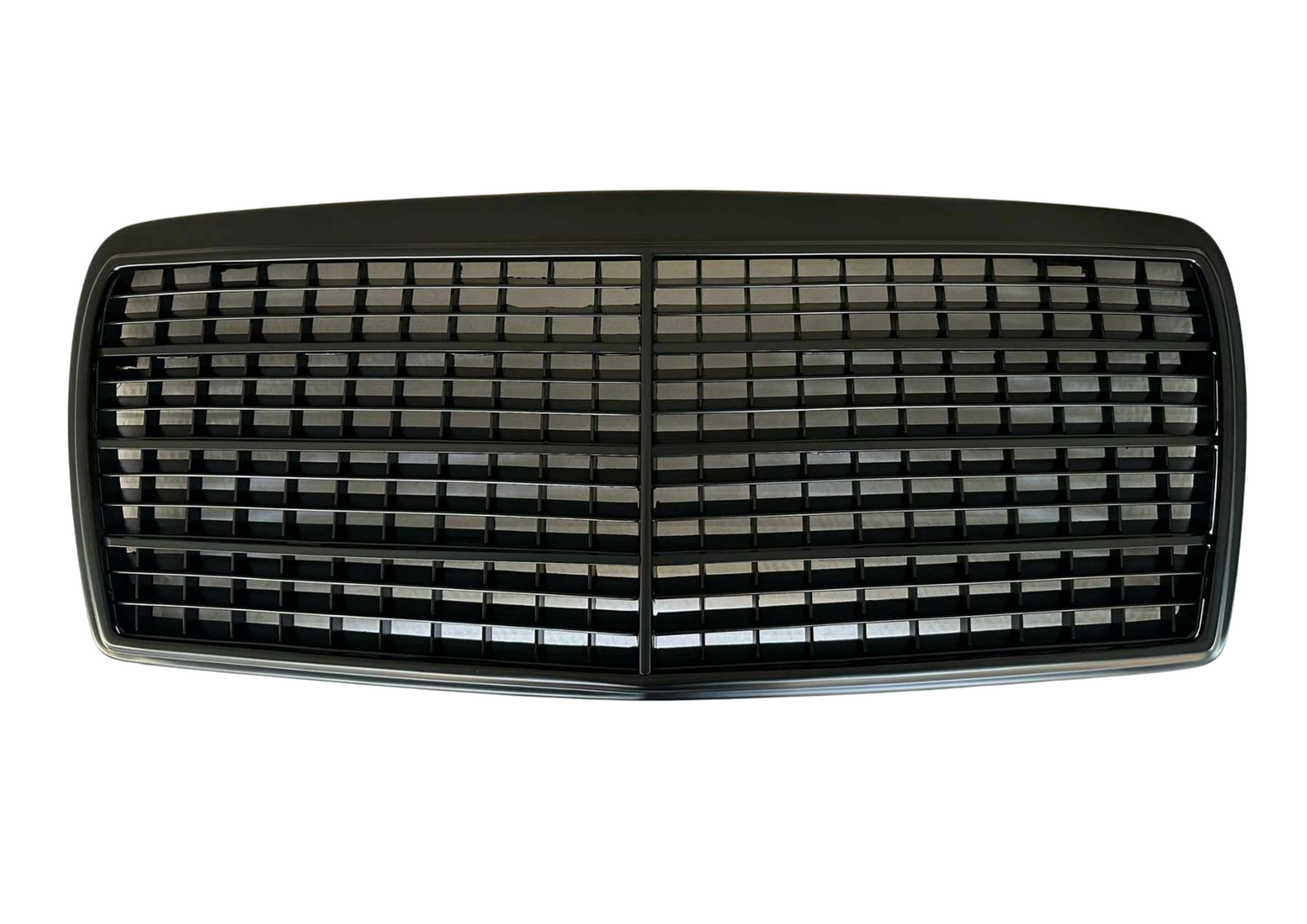 Grilă radiator față compatibilă cu Mercedes W124, negru mat, 06/93-95