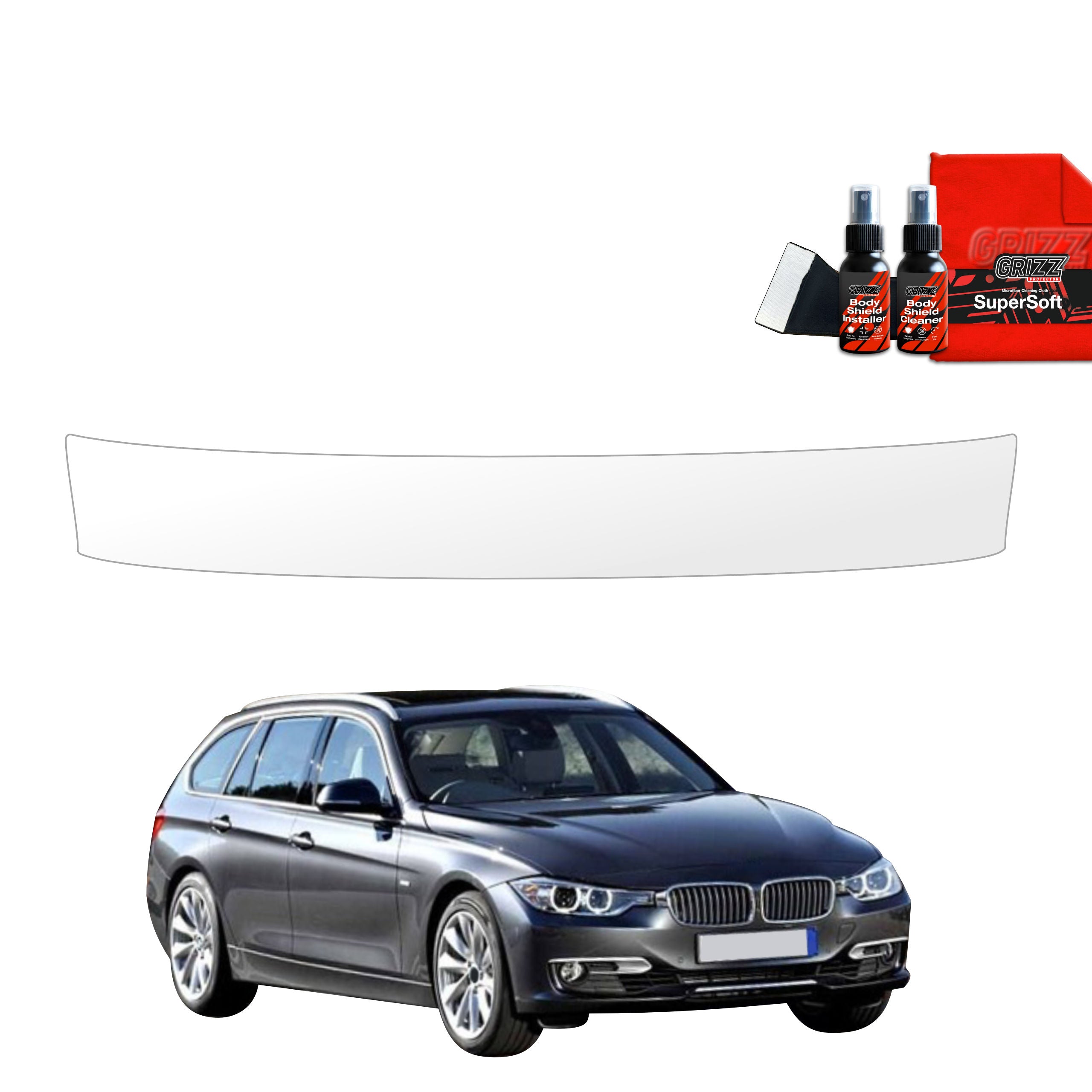 Folie de protecție pentru marginea portbagajului - BMW 3 F31 Kombi Pre-LCI (2011-2015)