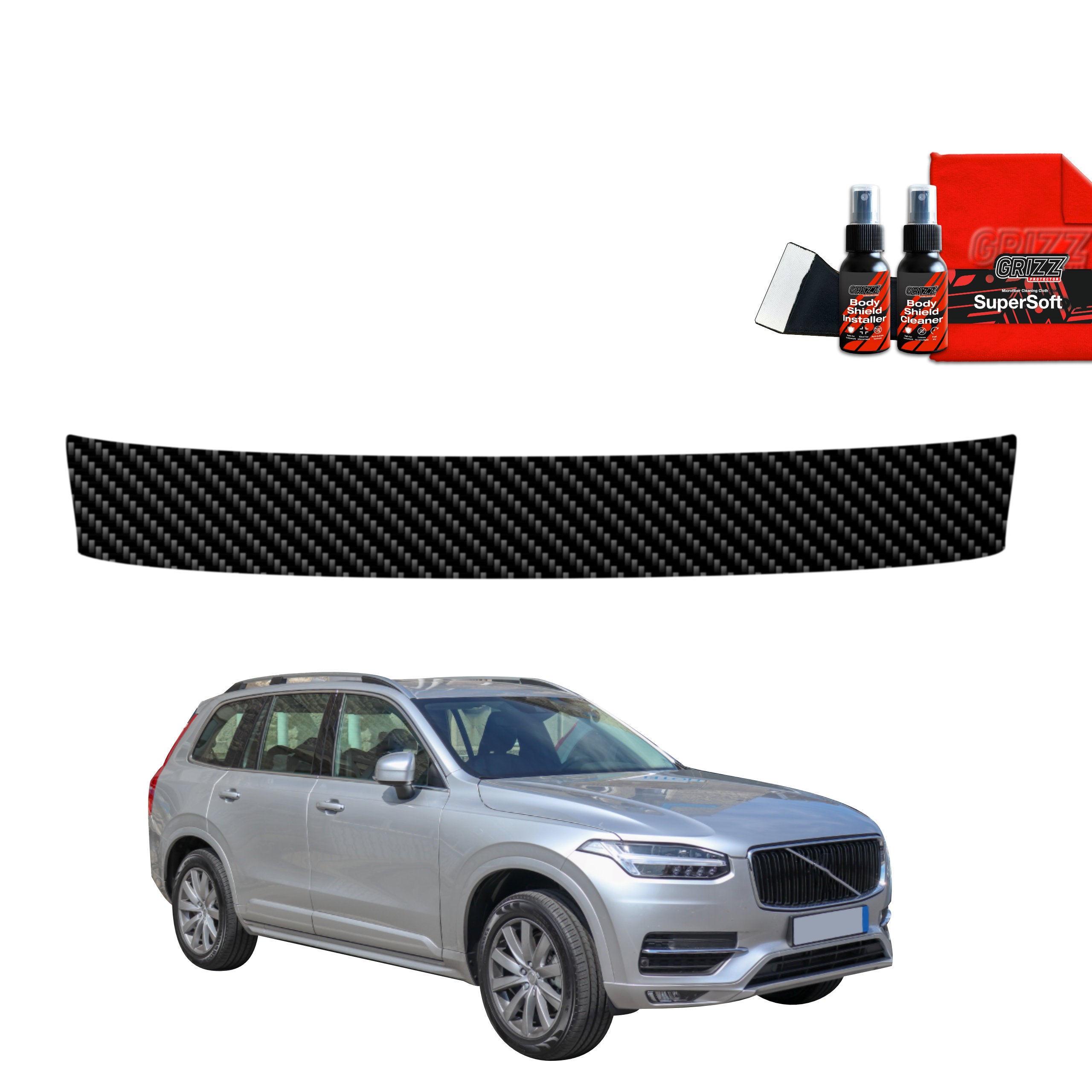Folie de protecție din carbon pentru marginea de încărcare - Volvo XC90 (2014-2024)