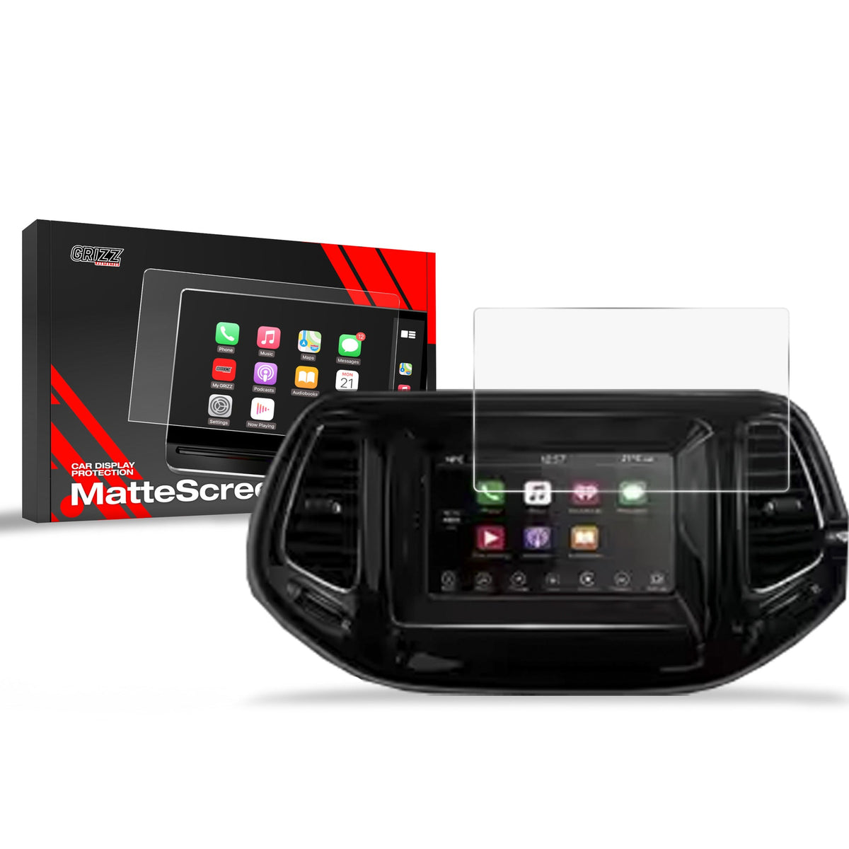 Folie de protecție pentru ecran Jeep Compass 8,6" (2017-2021) Anti-Amprentă, Mată