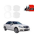 Folie de protecție 4în1 pentru adâncituri mânere uși - Mercedes Benz C Clasa W204 Sedan Facelifting (2011-2014)