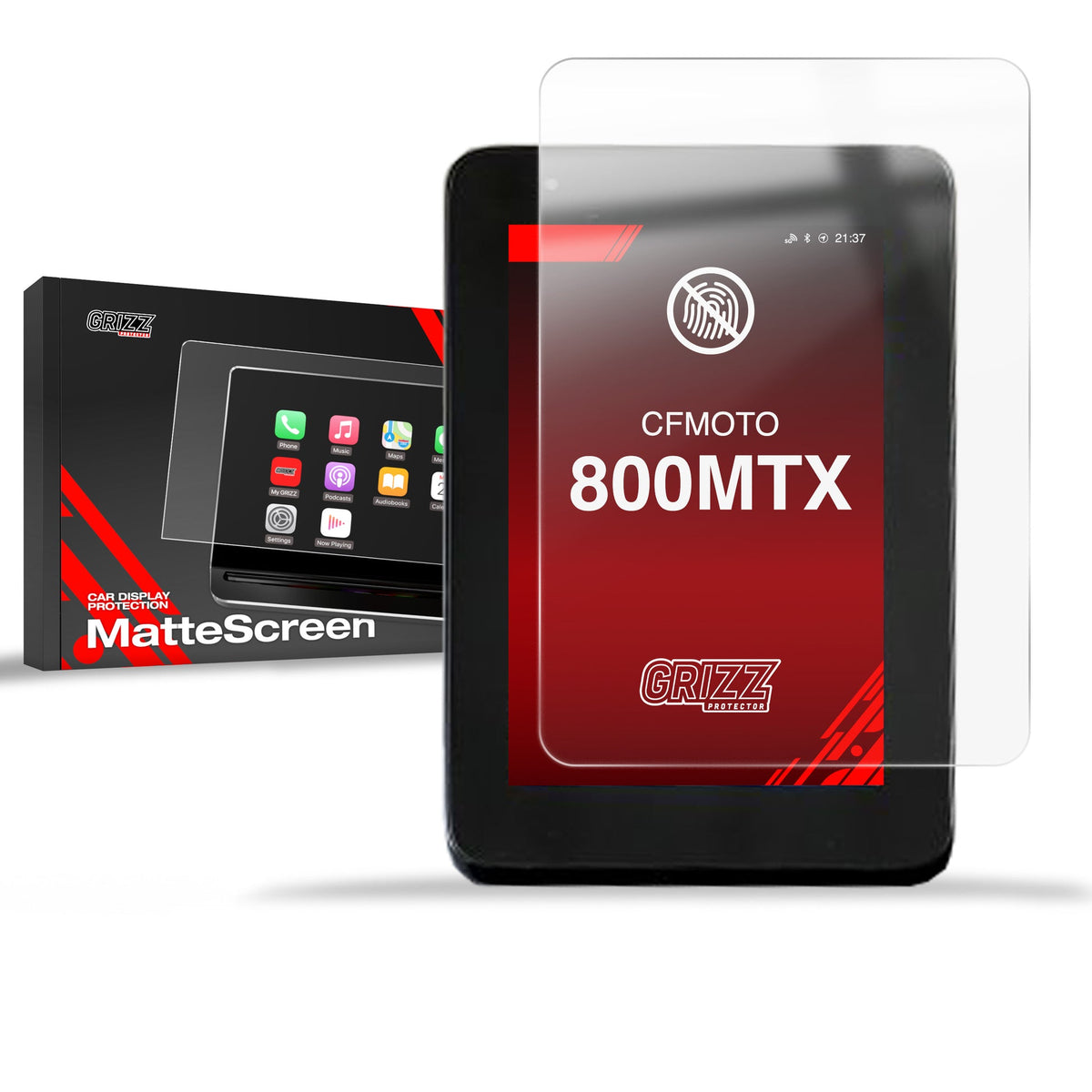Folie de protecție pentru ecran CFMOTO 800MTX 7" anti-amprentă, mată