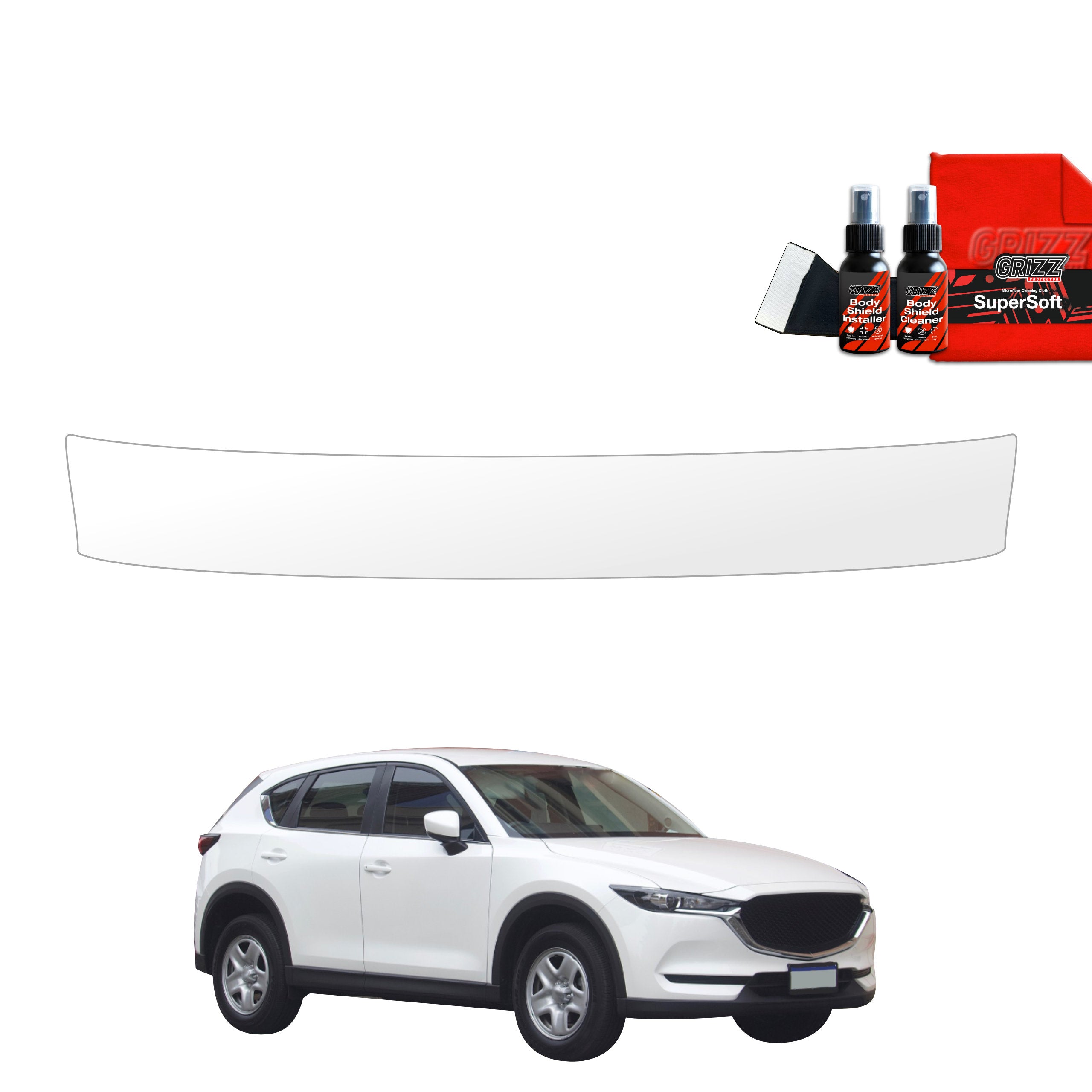 Folie de protecție pentru marginea portbagajului - Mazda CX5 KF (2016-2025)