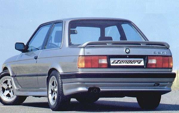 Prelungire bara spate fusta spoiler lip BMW SERIA 3 E30 non facelift 1982-1988 aspect ZENDER TFB TUNING