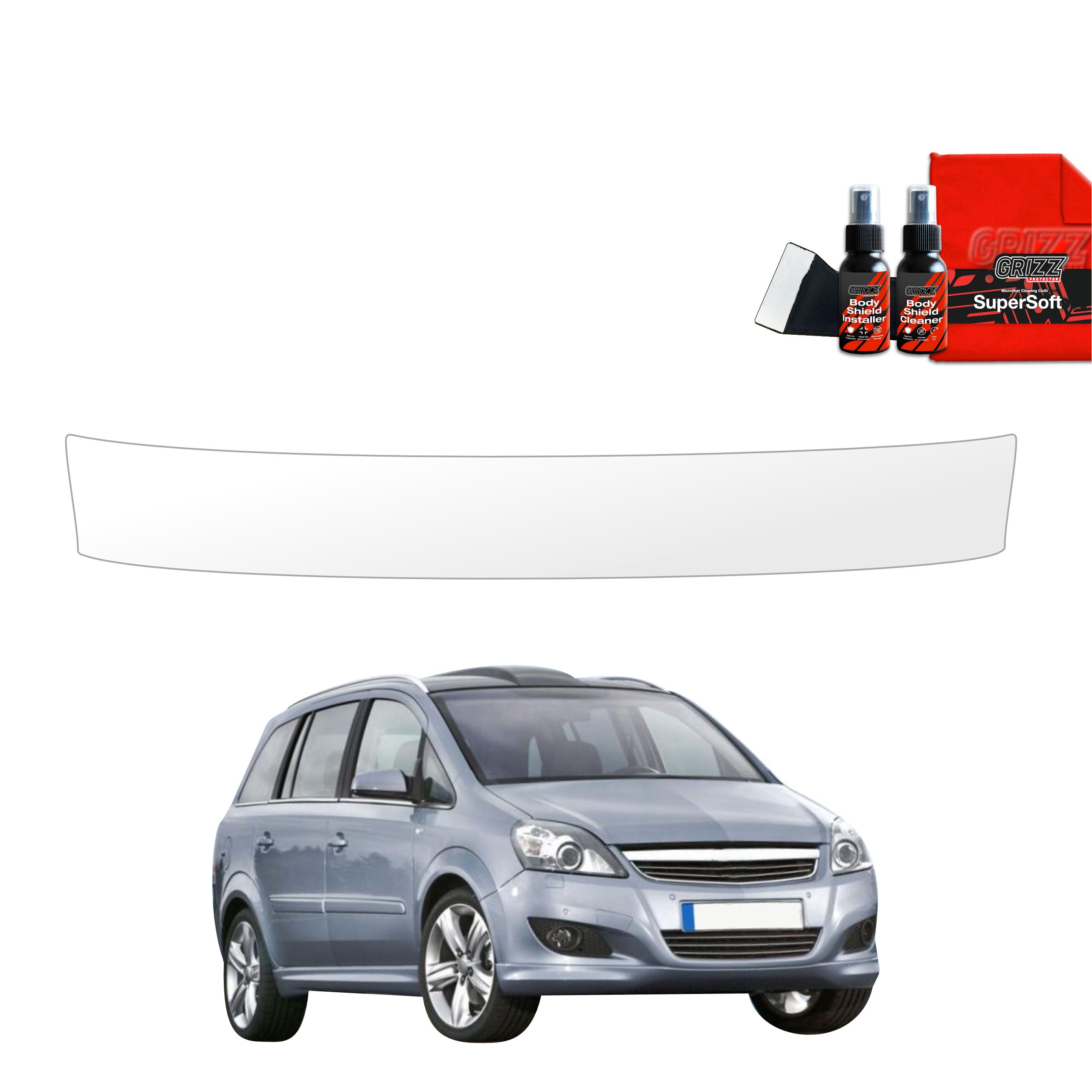 Folie de protecție pentru marginea portbagajului - Opel Zafira B Kombi 5D (2010-2014)