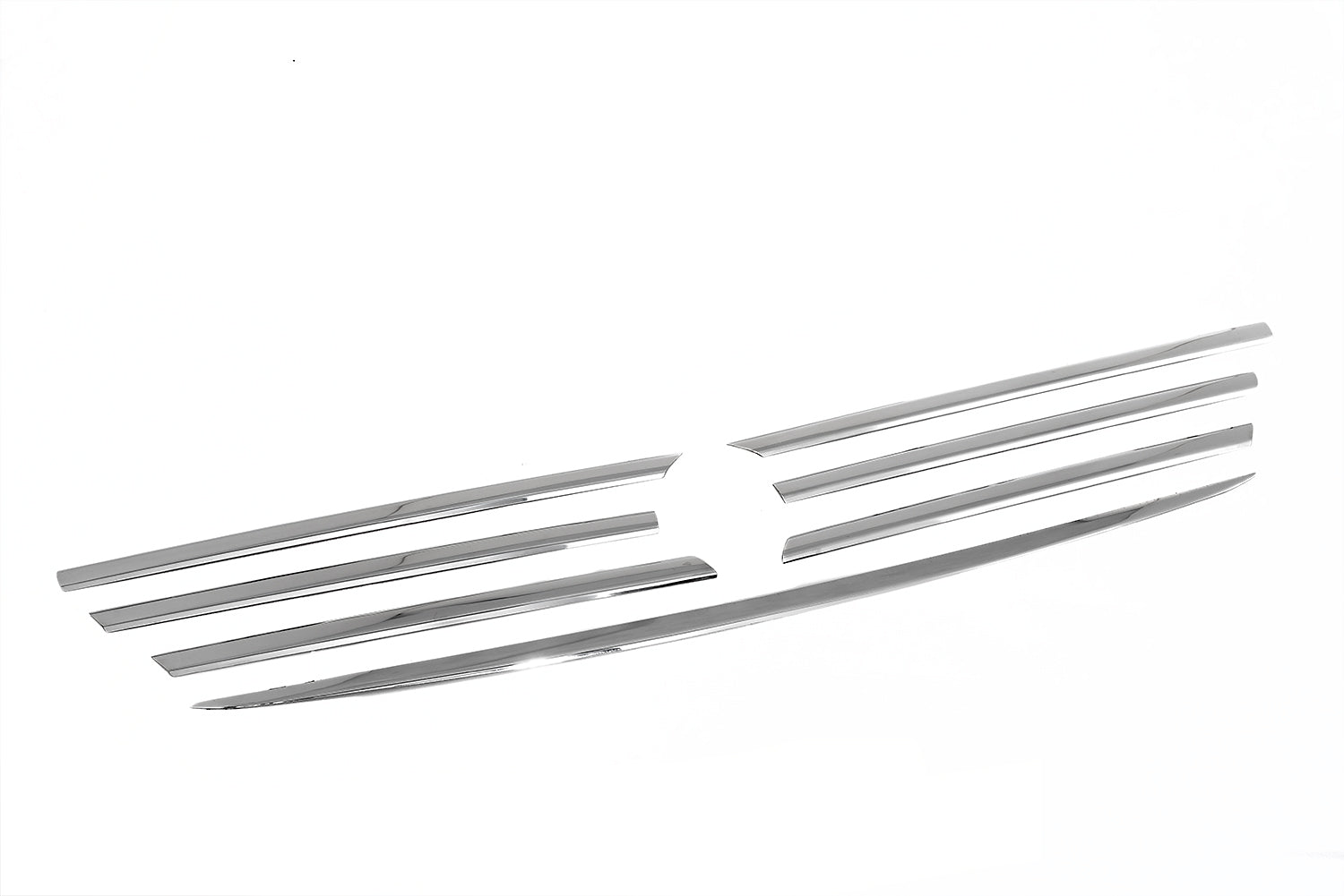 Set ornament grilă față compatibil cu Mercedes W639, crom, cu dungi