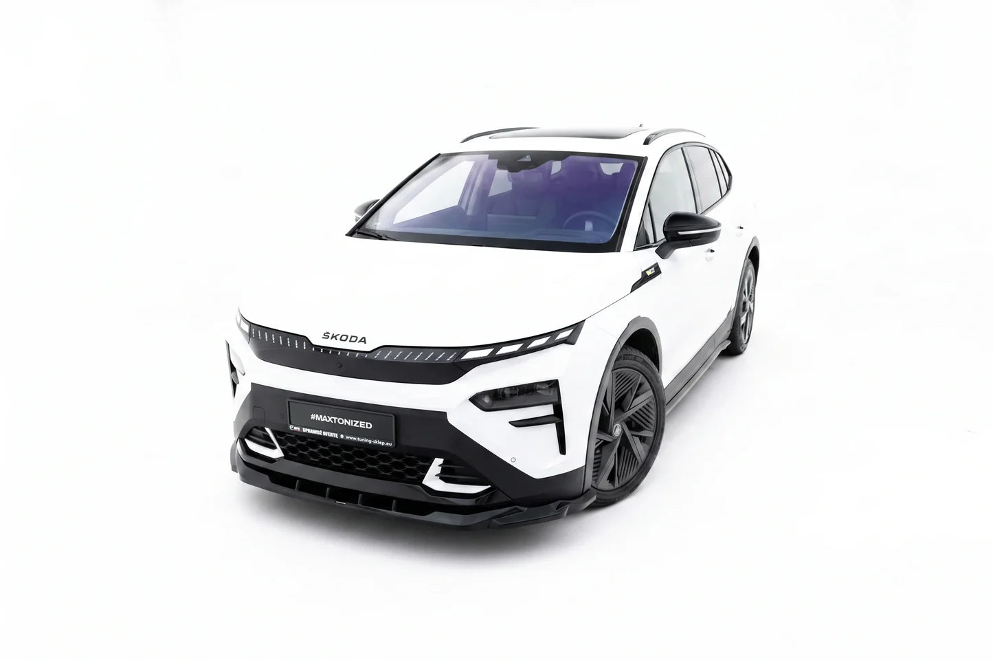 Prelungire bara fata fusta spoiler lip Splitter Skoda Elroq RS Mk1 - Maxton Design