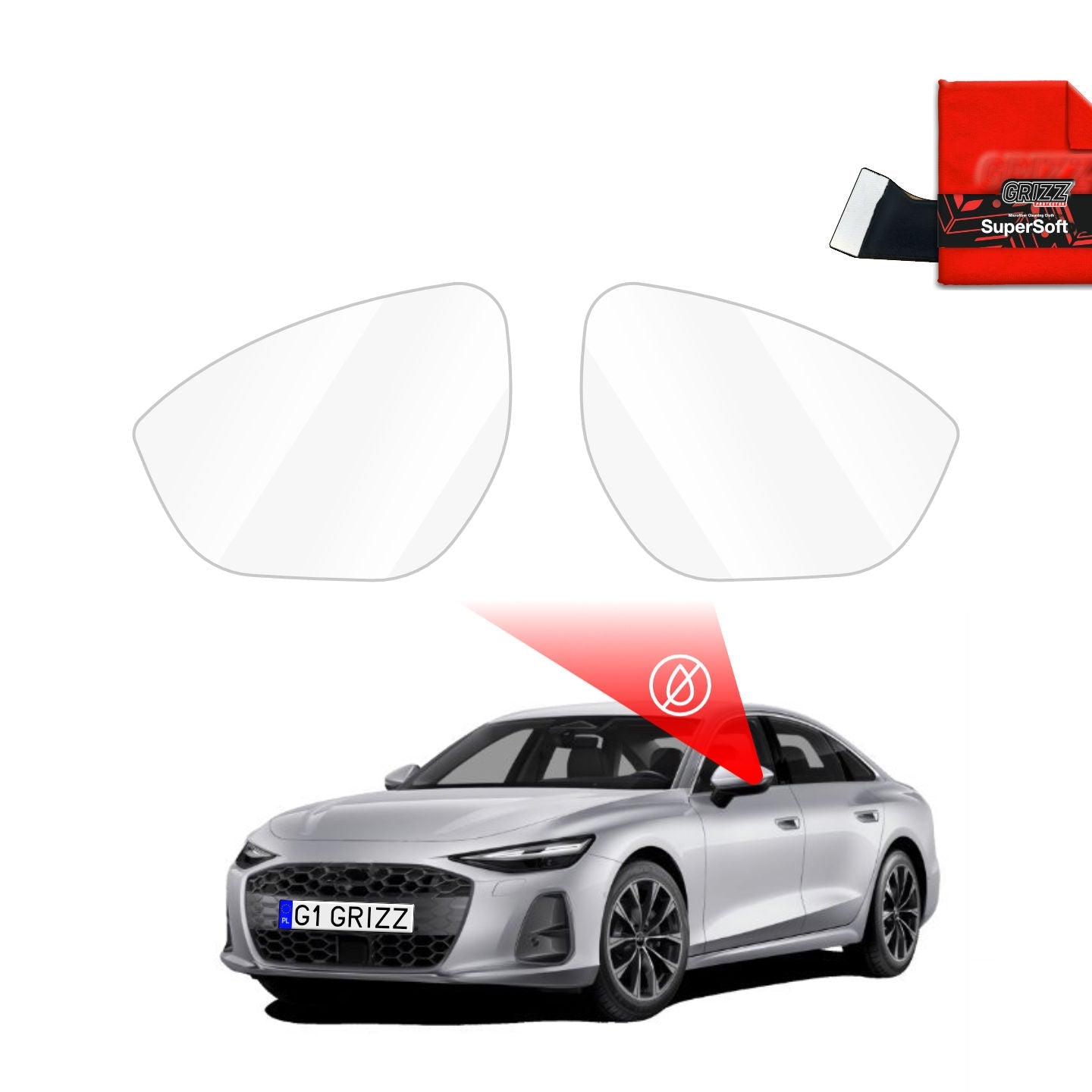 Folie de protecție împotriva ploii pentru oglinzile exterioare - Audi A6 C9 (2025)