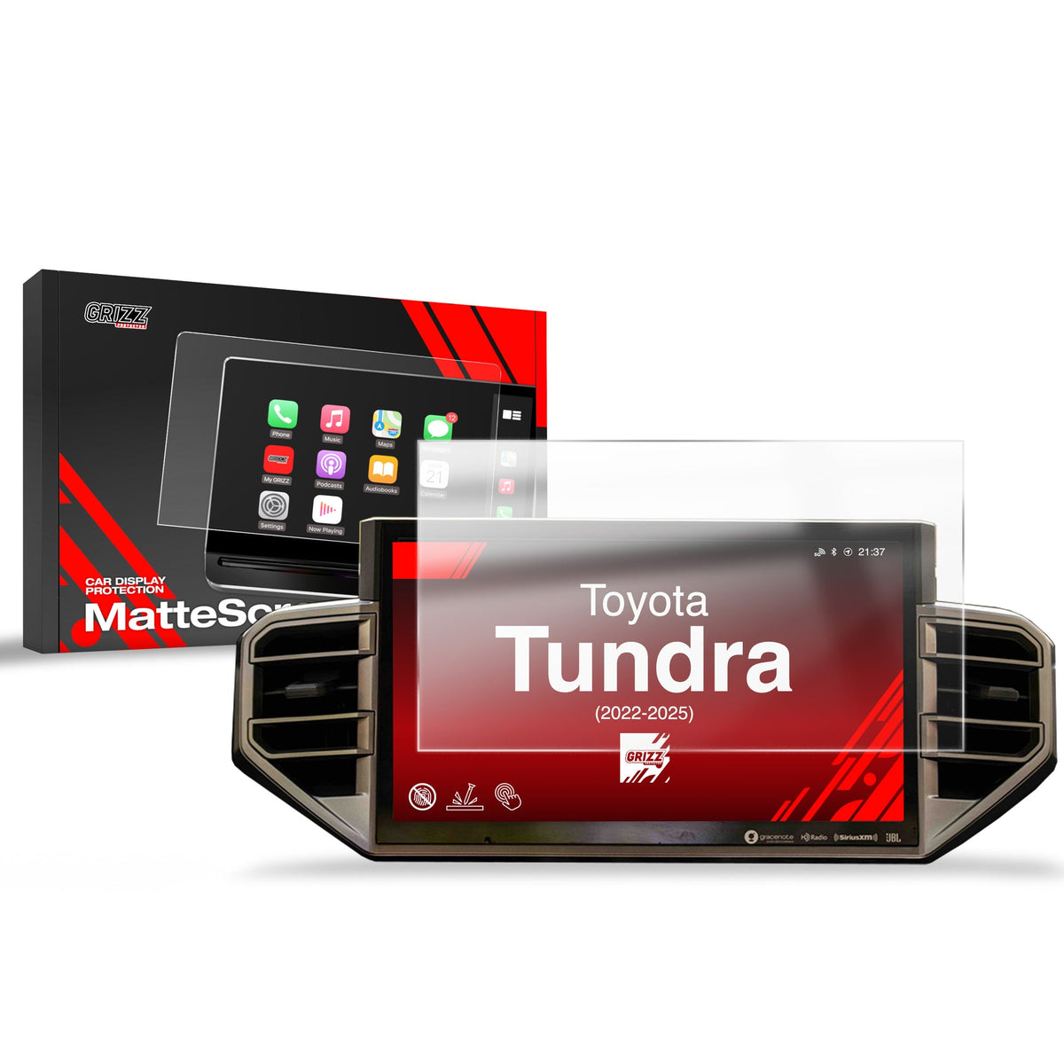 Folie de protecție pentru ecran Toyota Tundra 14" (2022-2025) Anti-Amprentă, Mată