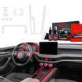 8in1 folii de protecție pentru consola centrală și bord - Skoda Superb 4 (2024-2025) mat