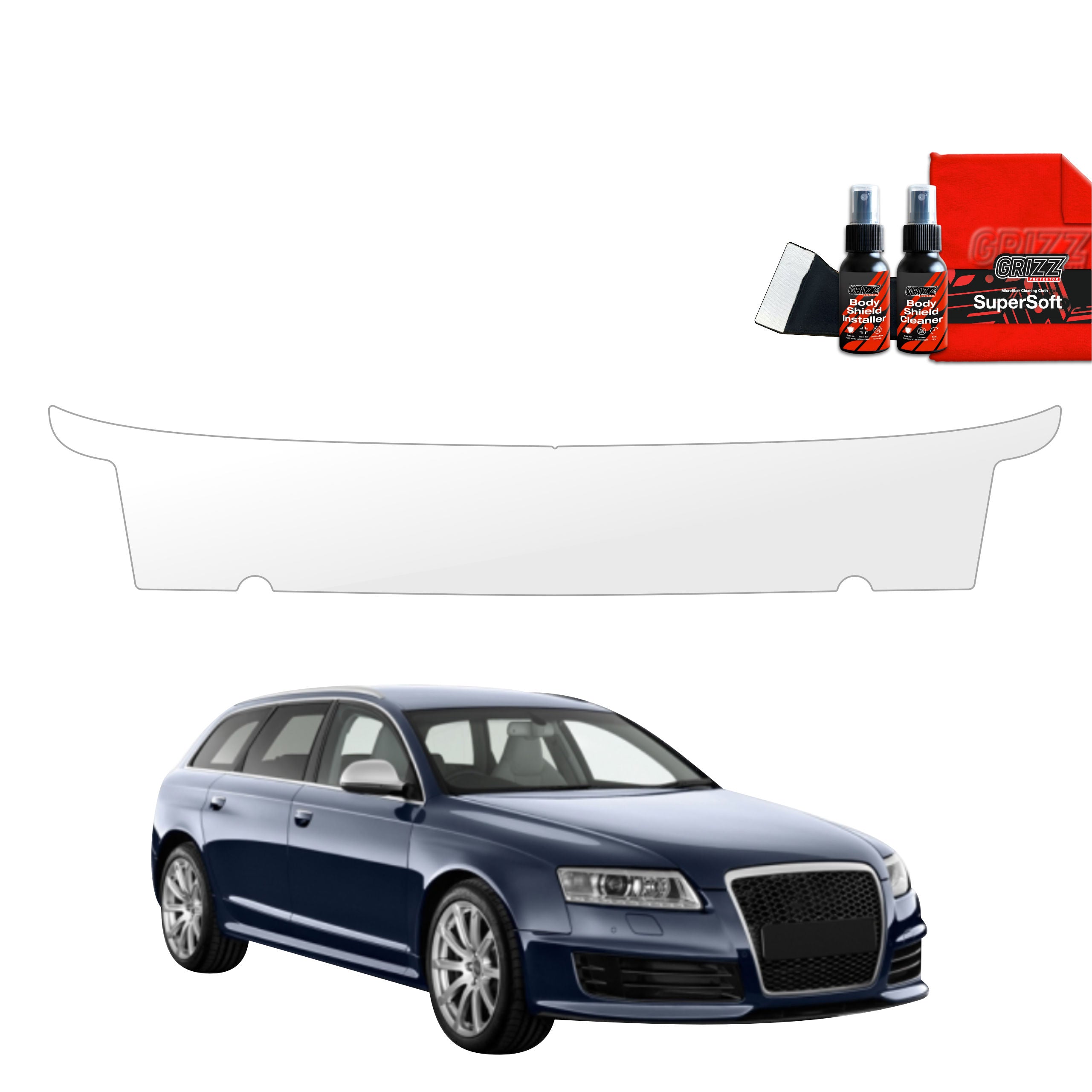 Folie de protecție pentru marginea portbagajului - Audi A6 C6 Avant Facelifting (2008-2011)