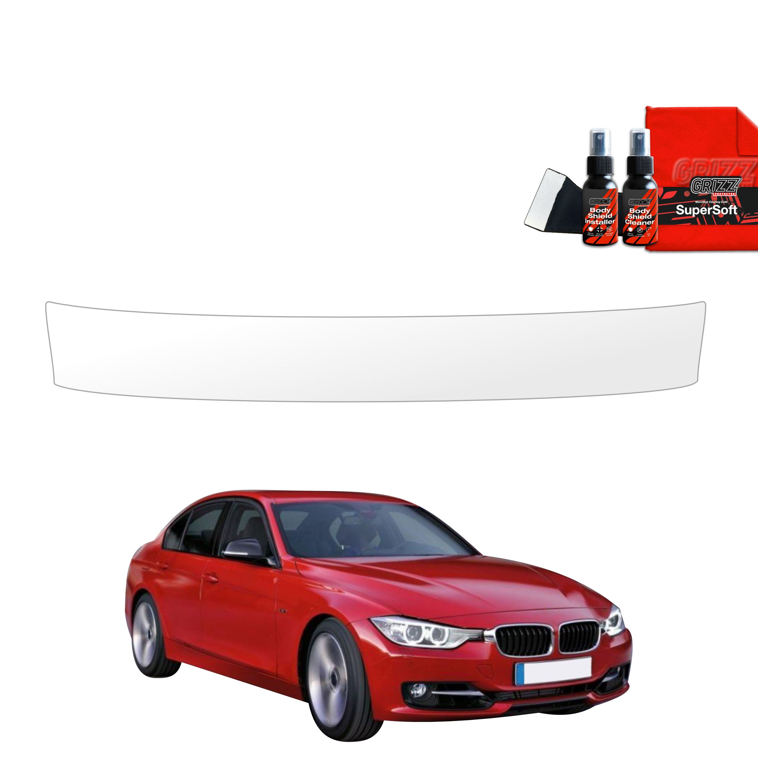 Folie de protecție pentru marginea portbagajului - BMW 3 F30 Sedan Pre-LCI (2011-2015)