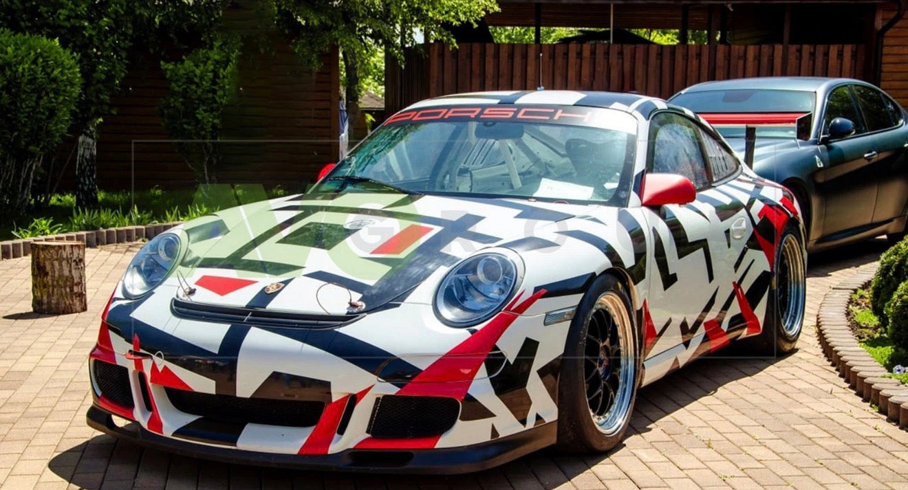 Grilă bară față GT3, grilă capotă, grilă sclipici pentru Porsche 986 Boxster / 911 (996/997) TFB TUNING
