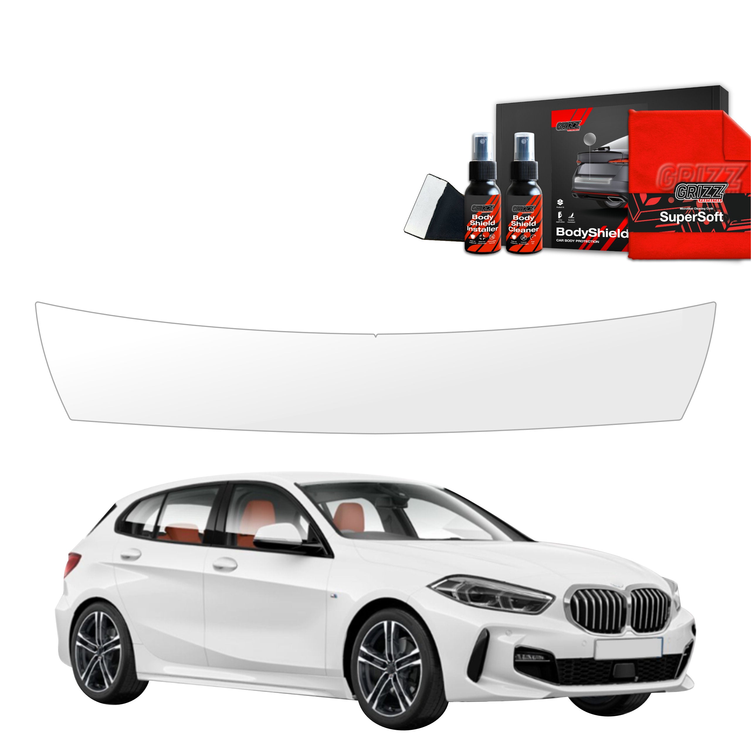 Folie de protecție pentru marginea portbagajului - BMW 1 118i (2020-2025)