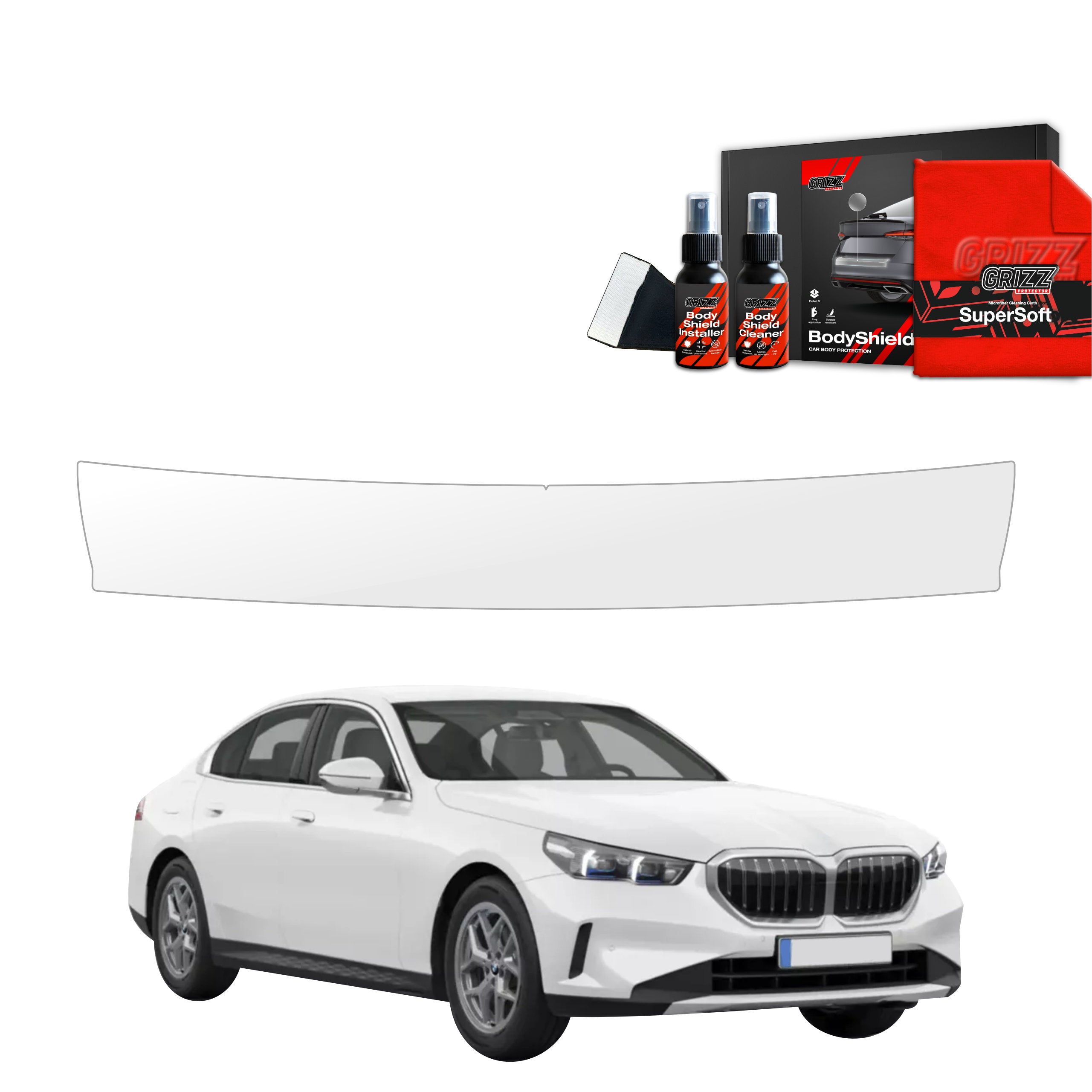 Folie de protecție pentru pragul portbagajului - BMW 5 Sedan G60 520i (2024-2025)