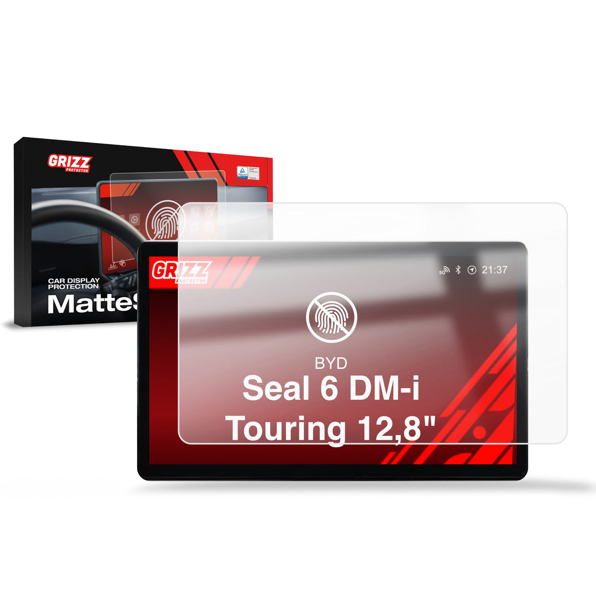 Folie de protecție pentru ecran pentru BYD Seal 6 DM-i Touring 12,8" (2025-2026) Anti-Amprentă, Mată