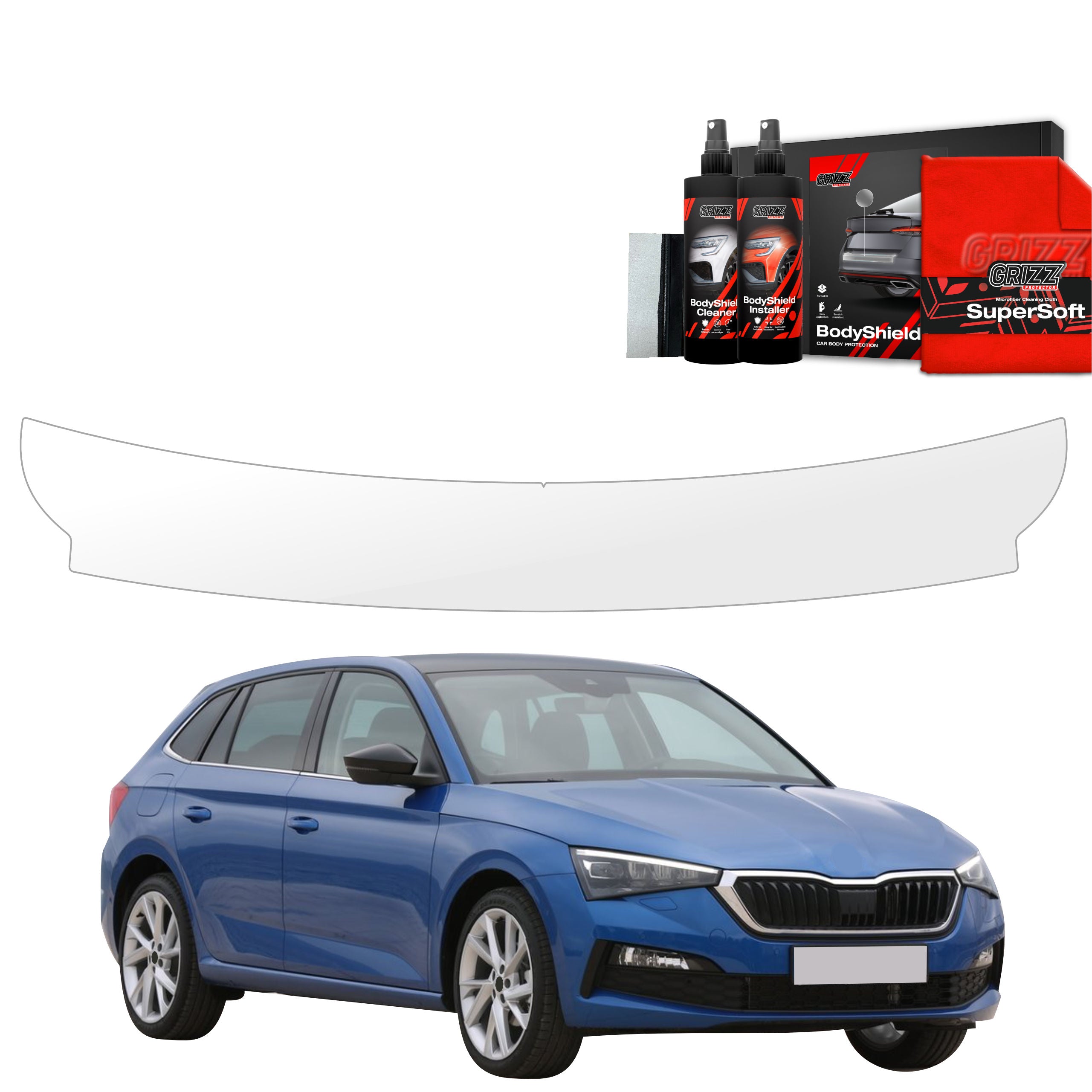 Folie de protecție pentru marginea portbagajului - Skoda Scala (2019- 2023)