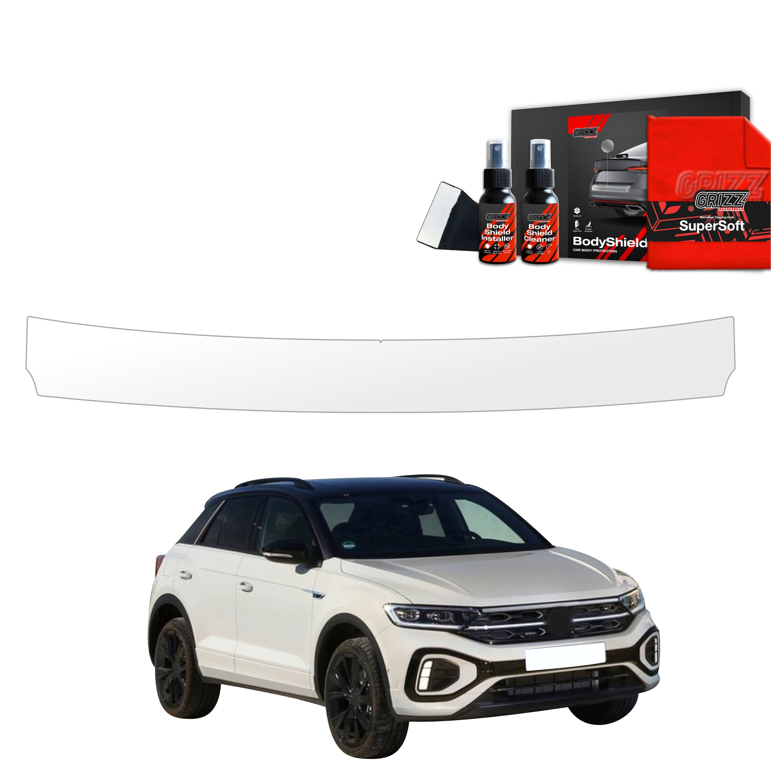 Folie de protecție pentru pragul portbagajului - Volkswagen T-Roc (2021-2025)