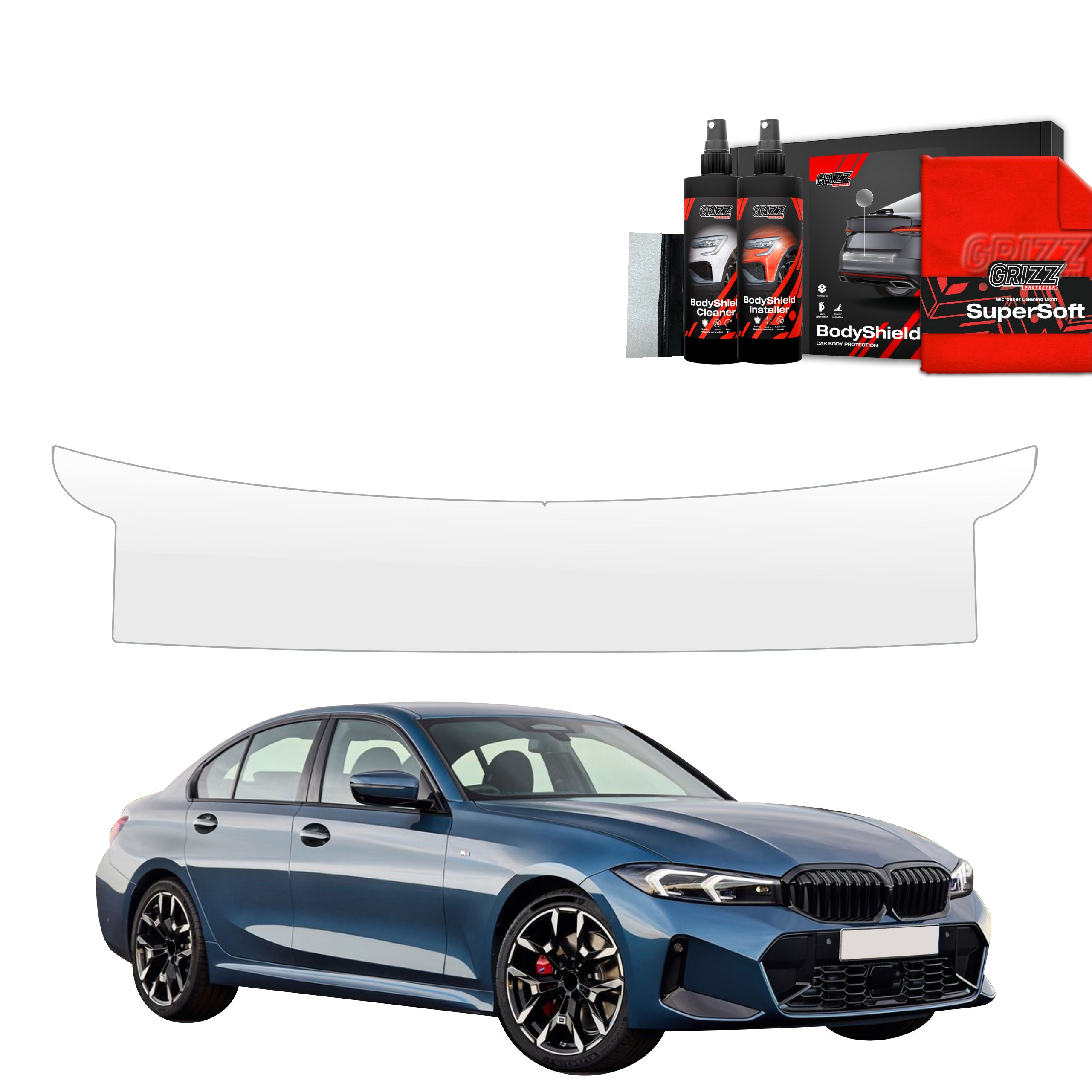 Folie de protecție pentru marginea portbagajului - BMW 3 Sedan (2025)