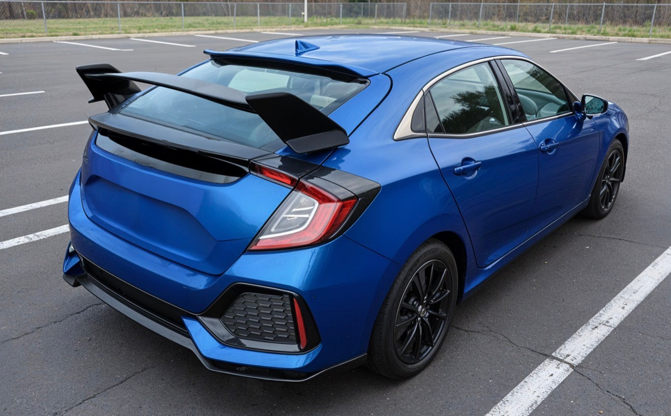 Eleron portbagaj HONDA CIVIC X 2016-2021 HATCHBACK TYPE-R negru lucios TFB TUNING