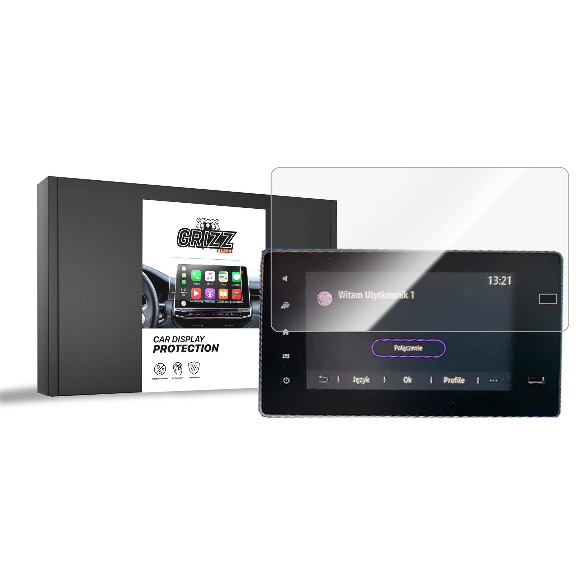 Folie de protecție pentru ecran pentru Nissan Townstar Van (2021-2025) folie pentru navigație, rezistentă la zgârieturi, clară