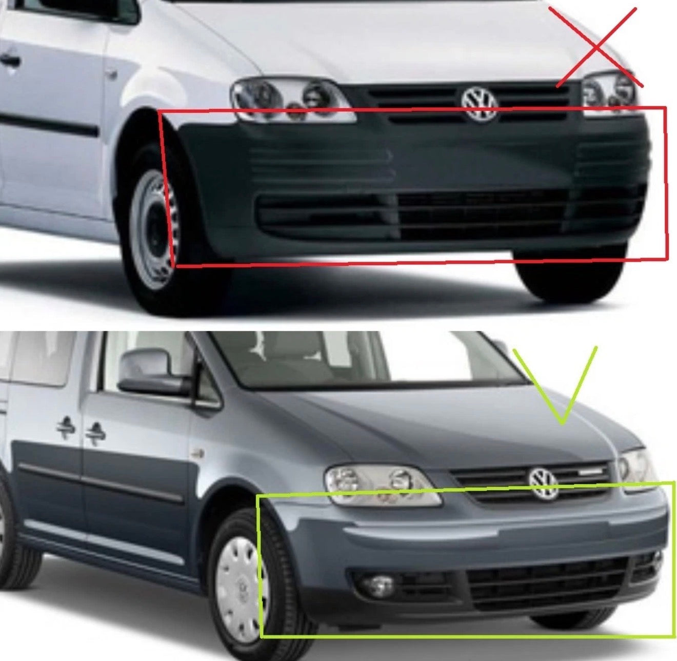 Prelungire bara fata fusta spoiler lip VW Touran 03-06 VW Caddy 03-10 aspect Sportline TFB TUNING