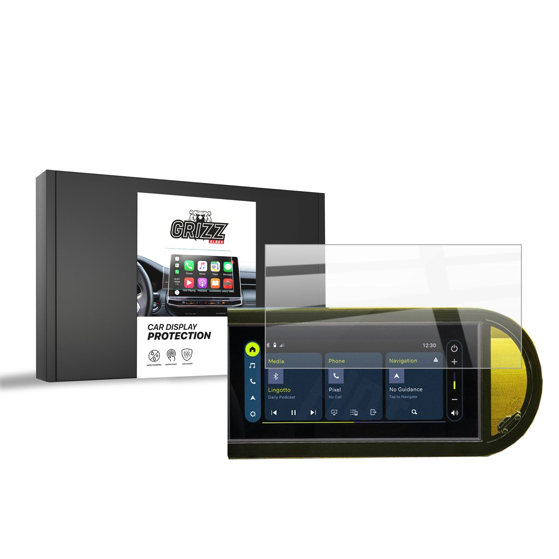 Folie de protecție pentru ecran pentru Fiat Grande Panda 10,25" (2025) folie pentru navigație, rezistentă la zgârieturi, clară